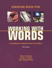 Tapa de Exercise Book for Working with Words