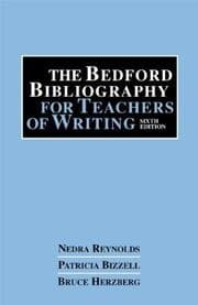 Tapa de The Bedford bibliography for teachers of writing