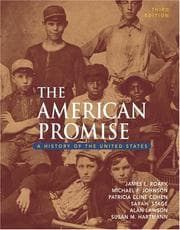 Tapa de The American promise