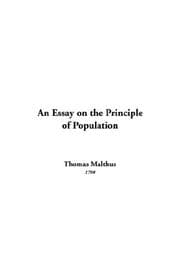 Tapa de Essay on the Principle of Populationn