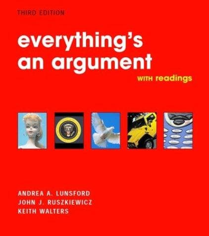 Tapa de Everything's an Argument with Readings