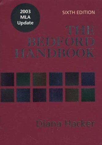 Tapa de The Bedford Handbook