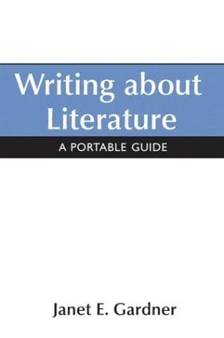 Tapa de Writing about literature