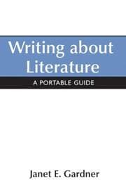 Tapa de Writing about literature