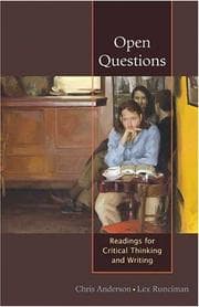 Tapa de Open questions