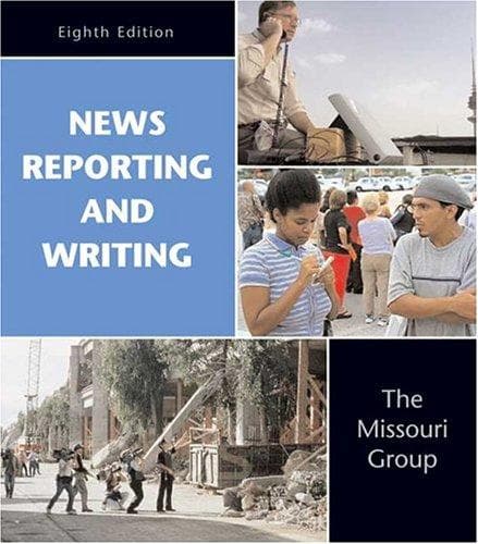 Tapa de News reporting and writing