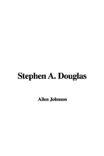 Tapa de Stephen A. Douglas