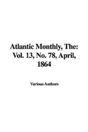 Tapa de The Atlantic Monthly, No. 78, April, 1864
