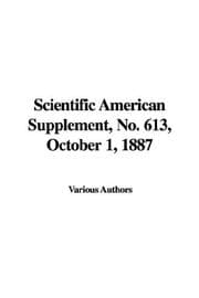 Tapa de Scientific American Supplement, No. 613, October 1, 1887