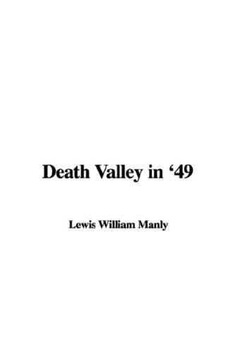 Tapa de Death Valley in '49