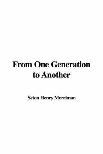 Tapa de From One Generation to Another