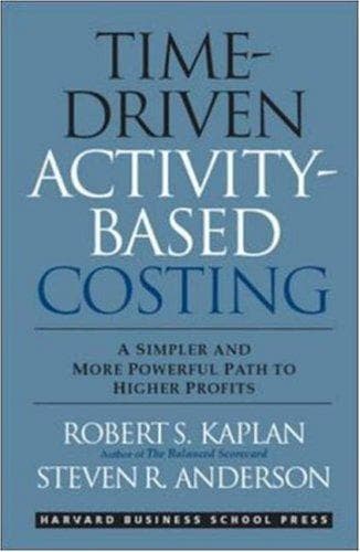 Tapa de Time-Driven Activity-Based Costing