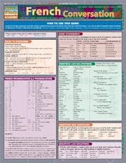 Tapa de French Conversation Laminated Reference Chart (Quickstudy: Academic)
