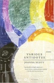 Tapa de Various Antidotes