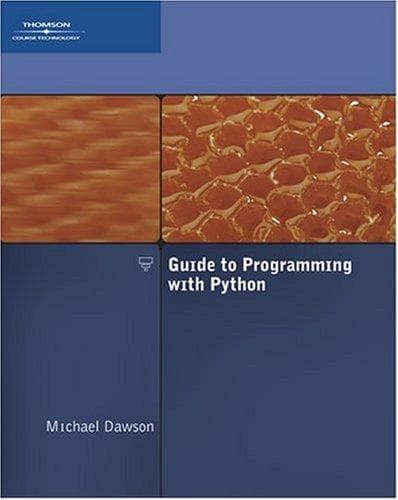 Tapa de Guide to Programming with Python