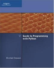 Tapa de Guide to Programming with Python