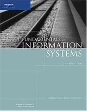 Tapa de Fundamentals of Information Systems