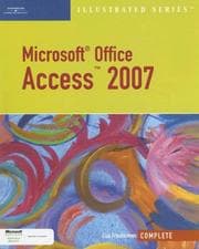 Tapa de Microsoft Office Access 2007-Illustrated Complete (Illustrated (Thompson Learning))