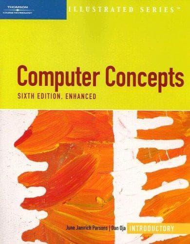 Tapa de Computer Concepts Illustrated Introductory Sixth Edition Enhanced (Illustrated (Thompson Learning))