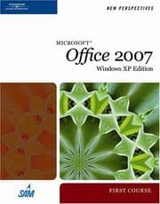 Tapa de New perspectives on Microsoft Office 2007