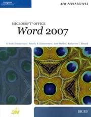 Tapa de New perspectives on Microsoft Office Word 2007