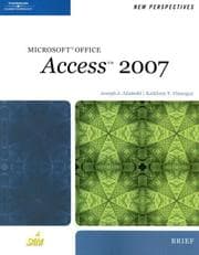 Tapa de New perspectives on Microsoft Office Access 2007 : brief