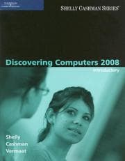 Tapa de Discovering Computers 2008