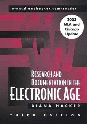 Tapa de Research and Documentation in the Electronic Age