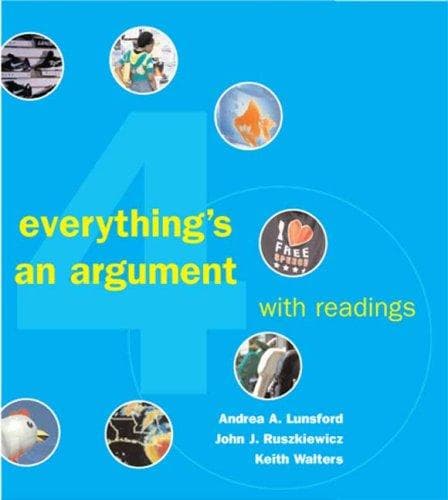 Tapa de Everything's an Argument with Readings