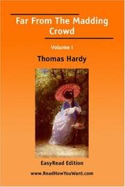 Tapa de Far From The Madding Crowd Volume I