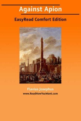 Tapa de Against Apion [EasyRead Comfort Edition]