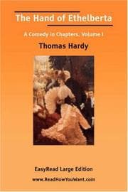 Tapa de The Hand of Ethelberta A Comedy in Chapters, Volume I