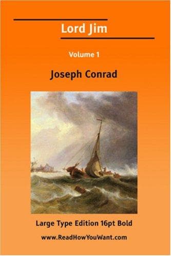 Tapa de Lord Jim Volume 1 (Large Print)
