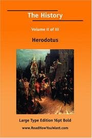 Tapa de The History Volume II of III[EasyRead Comfort Edition]