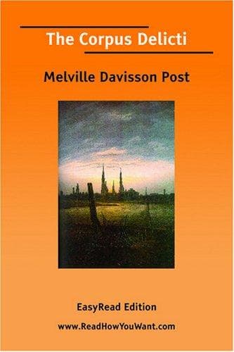 Tapa de The Corpus Delicti [EasyRead Edition]