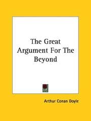 Tapa de The Great Argument For The Beyond