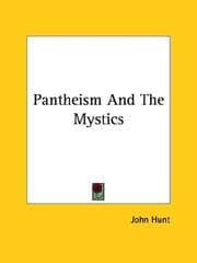 Tapa de Pantheism And The Mystics