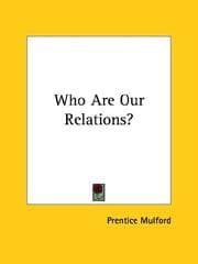 Tapa de Who Are Our Relations?