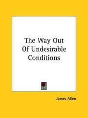 Tapa de The Way Out Of Undesirable Conditions