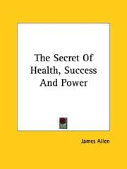 Tapa de The Secret Of Health, Success And Power