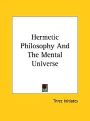 Tapa de Hermetic Philosophy And The Mental Universe