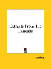 Tapa de Extracts From The Enneads