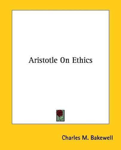 Tapa de Aristotle On Ethics