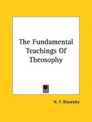 Tapa de The Fundamental Teachings Of Theosophy