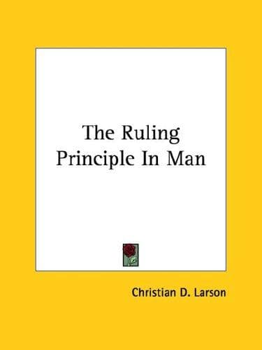 Tapa de The Ruling Principle In Man