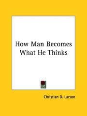 Tapa de How Man Becomes What He Thinks