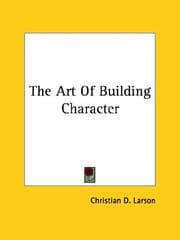 Tapa de The Art Of Building Character