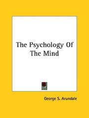 Tapa de The Psychology Of The Mind