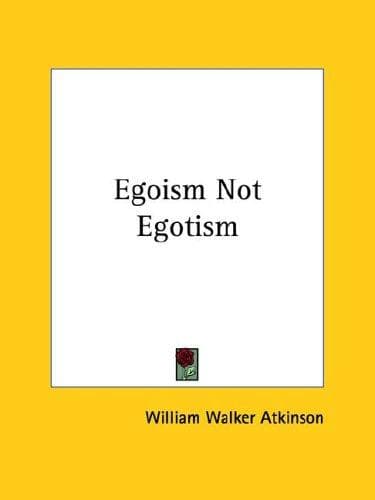Tapa de Egoism Not Egotism