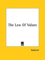 Tapa de The Law of Values